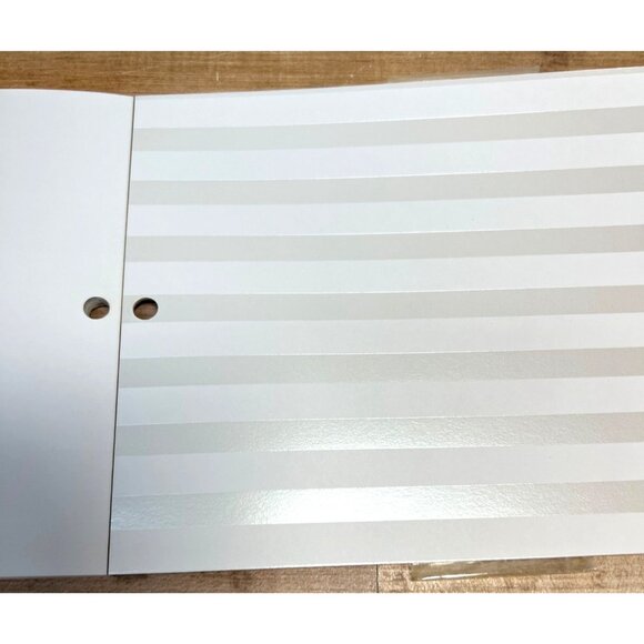 White Cardstock With Foil 6" X 8" 20 Sheets Laminated Paper For Crafts & DIY Pro - Picture 4 of 5